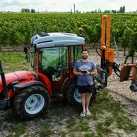 Anthony Pantaleon, vigneron au Domaine Pantaleon Christian et fils, sur 21 ha, à Saint-Nicolas de Bourgueil, en Indre-et-Loire