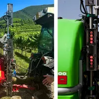 Capteurs infrarouges Spraylogics montés sur des pulvérisateurs