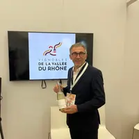 Philippe Pellaton, président d'Interrhone, lors du salon Wine Paris 2026