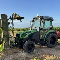 <em class="placeholder">Tracteur Deutz-Fahr 5115 DS TTV équipé d'une écimeuse deux demi-rangs à l'avant et d'un rotavotor Maschio Gaspa