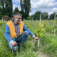 <em class="placeholder">Jean-Baptiste Cordonnier, viticulteur aux Châteaux Anthonic et Lestage Darquier Grand Poujeaux, à Moulis-en-Médoc, en Gironde<