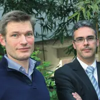 1Daniel Trocmé, responsable assistance métiers d’Arsoé Bretagne, et Vincent Jamet, directeur développement. 
« La technologie numérique devient 
un