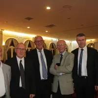Les présidents du Cidef passés et présent réunis : de gauche à droite, Patrick Huon le seul éleveur (2004-2009), Claude Jotreau (2000-2002), Gilles Dr