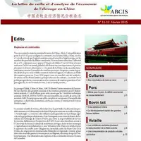 La publication porte le n°11-12 pour souligner la continuité avec la lettre Idele Chine, née il y a 3 ans.