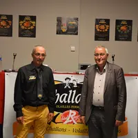 De gauche à droite : Dominique Morvan, président des Éleveurs de Challans et Jean-Marie Gabillaud, vice-président de la Cavac. Les Éleveurs de Challan