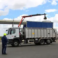 Un camion réalise environ 30 enlèvements par jour, avec un itinéraire optimisé pour maximiser la charge et réduire la distance parcourue. © V. Bargain