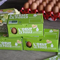 Carrefour propose les œufs bio Poulehouse issus de poules ovosexées et qui ne devraient pas être tuées. © S. Bouzon