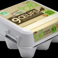 Boite de neuf oeufs Bio Paca "les oeufs de chez nous" © Envie d’œufs