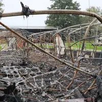 Le résultat d’un incendie criminel dans l’Orne en septembre 2019.