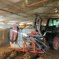 Le télescopique fournit l’énergie nécessaire ainsi qu’une amplitude supplémentaire à celle du bras pour atteindre toutes les parties du bâtiment