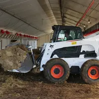 Le porte-outils skid-steer peut être intéressant au vu de sa compacité, mais il est délicat à conduire et assez inconfortable, estime Gilduin Lemarié.