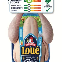 Le label Planet score sur les volailles de Loué