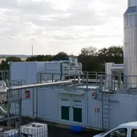 La totalité de la chaleur issue de la cogénération est valorisée, notamment pour la station de compostage située à côté de l'unité de méthanisation.