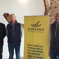 Le nouveau dispositif d’Eureden, les « Passeports JA », a été présenté fin mai. De gauche à droite : Damien Craheix (responsable du pôle Stratégie des