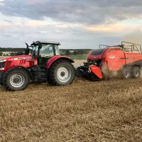 Le broyeur sous flèche des presses à balles cubiques offre une paille plus fine et défibrée qu'un simple rotocut.