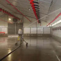 <em class="placeholder">Le jet longue portée croisée peut atteindre 12 m. Il est réglable à 360 ° pour laver sols et plafonds. Un pompe doseuse est fi