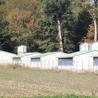 Bâtiments dans le sud-ouest de la France