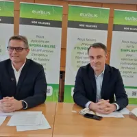 Christophe Congues, président d’Euralis et Thomas Chambolle, directeur général.
