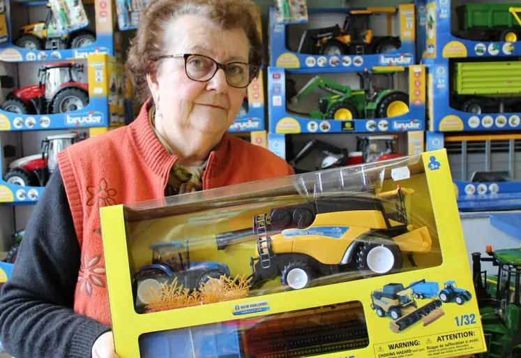 « Le tracteur a encore sa place sans le cœur des enfants », Anne-Marie Racca, 73 ans.