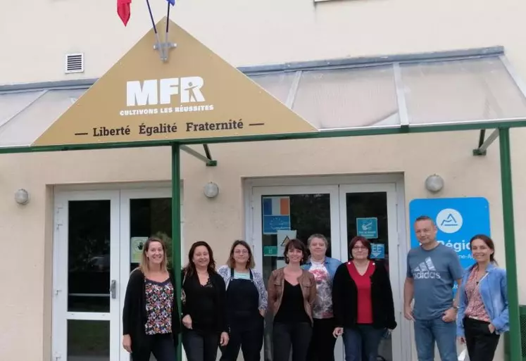 L'équipe enseignante de la MFR d'Escurolles