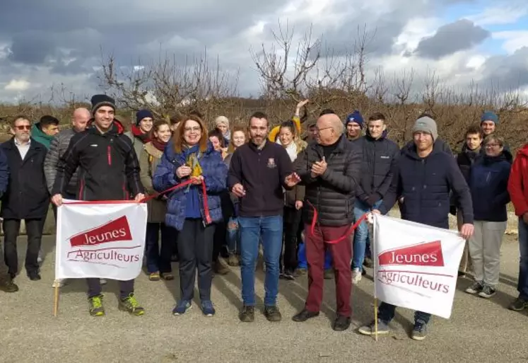 Adrien Blaise a été mis à l’honneur à l’occasion de la journée du jeune installé organisée en début décembre dans la Drôme en présence d’une quarantaine de personnes dont des élus et personnalités.