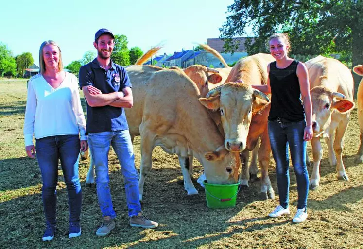 Aline et Sylvain Fille, Julie Duprat.