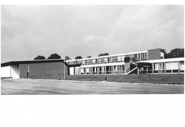 Le lycée agricole du Bourbonnais en 1968.