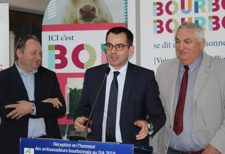 Patrice Bonnin, Claude Riboulet et Jean Laurent.