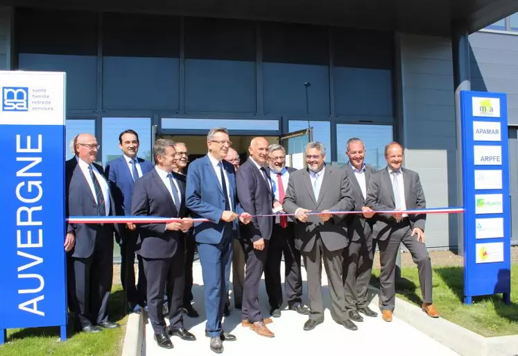 Les élus ont inauguré le nouveau siège de la MSA Auvergne aux côtés de Philippe Panel.