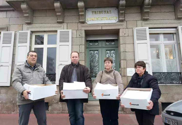 Se sont 87 dossiers qui ont été déposés auprès du Tribunal administratif de Limoges par la Section bovine de la FDSEA de la Creuse.