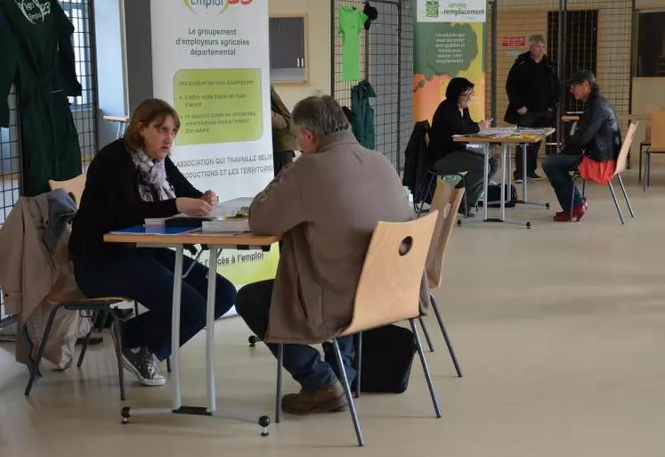 Job-dating efficace dans le cadre de la Semaine des métiers de l’agriculture.