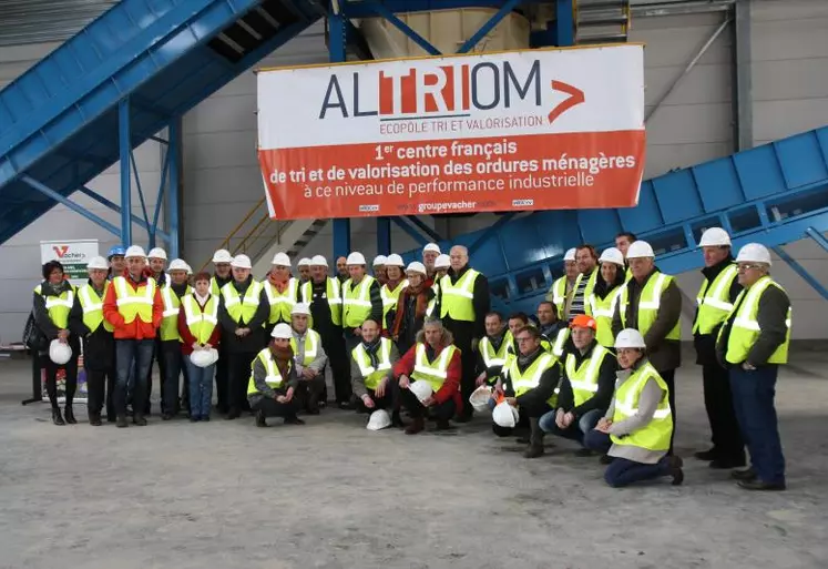 Altriom a fait l'objet d'une visite le 14 fevrier en presence des collectivites partenaires du projet.