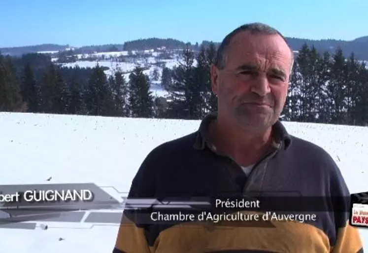 Portrait d'un agriculteur : Gilbert Guignand