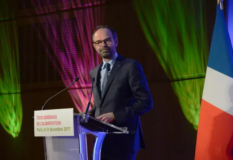 Le premier Ministre Édouard Philippe a clôturé les États généraux de l'alimentation.