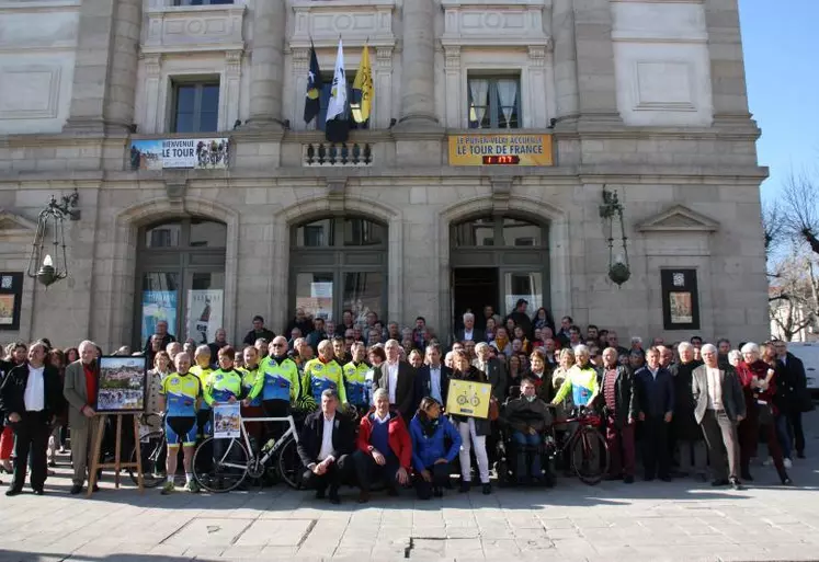 100 jours avant l’étape, les acteurs du département qui se mobilisent pour le Tour se sont réunis au Puy.