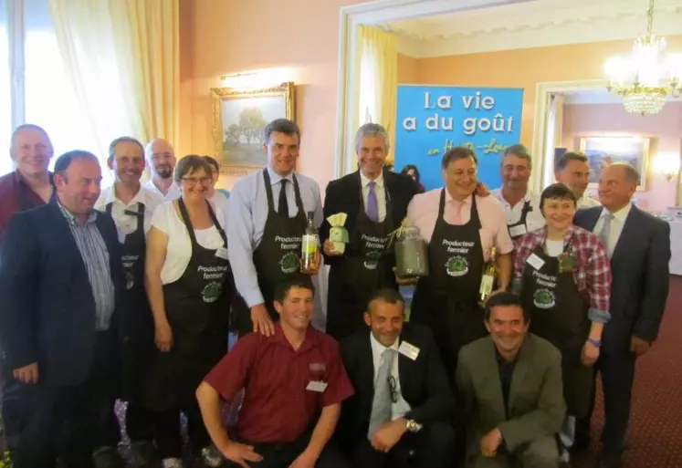 Les produits du terroir de la Haute-Loire ont fait sensation auprès des élus de l’Assemblée Nationale.