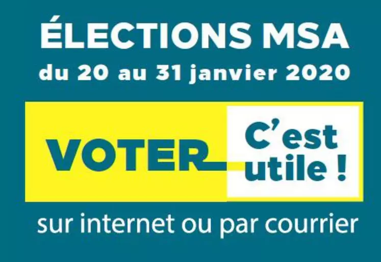 Par internet ou par courrier, votez.