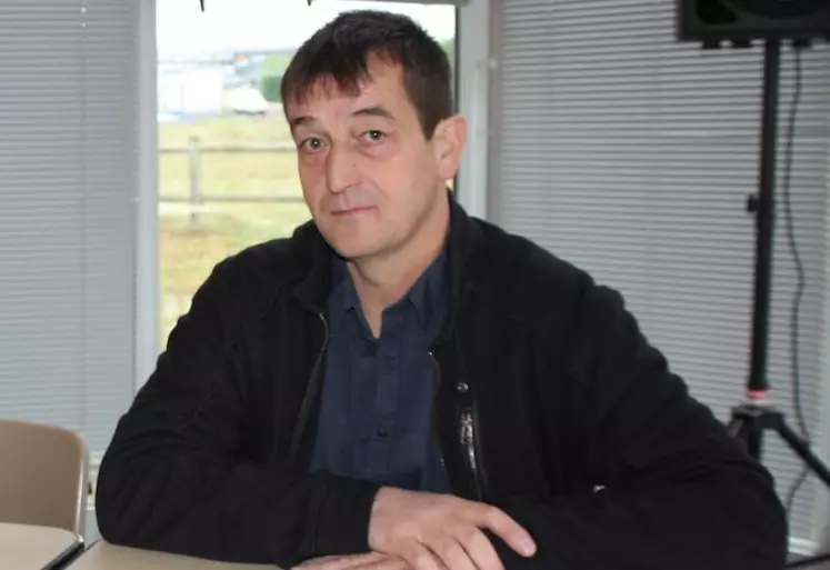 Eric Richard, président de la section lait FDSEA.