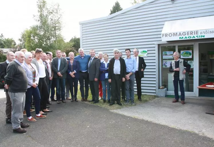 La fromagerie est installée au Mazet, dans la zone d’activité du Rioutord.