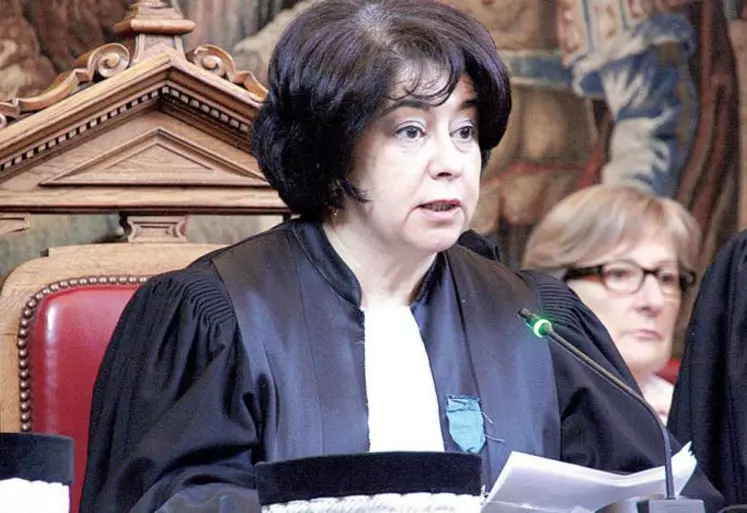 Sabah Tir-Lahyani, présidente du tribunal de grande instance d'Aurillac.