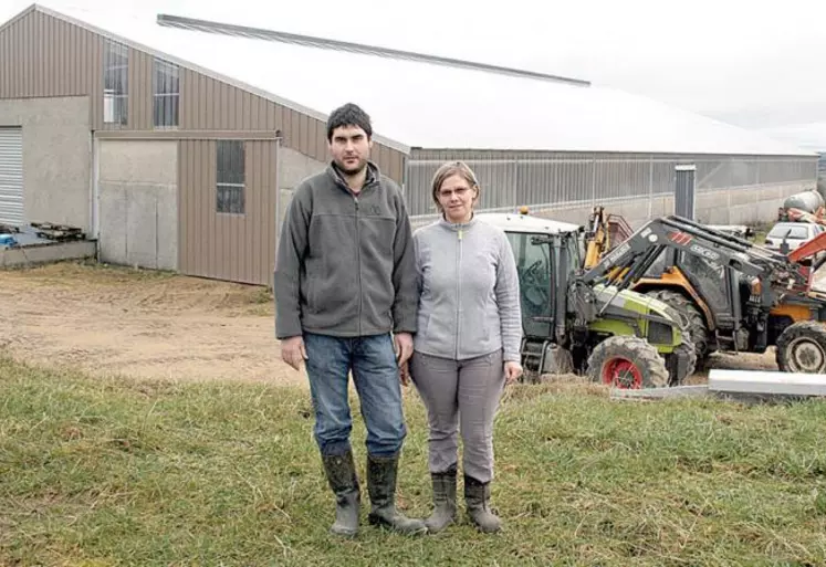 Julien Douet et Élisabeth Mallet ont tous deux un projet d’installation en Gaec en 2015.