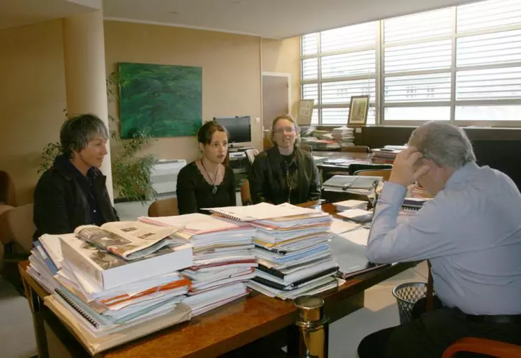 Avant Jacques Mézard, les représentantes des sages-femmes ont été reçues en préfecture pour exprimer leurs revendications.