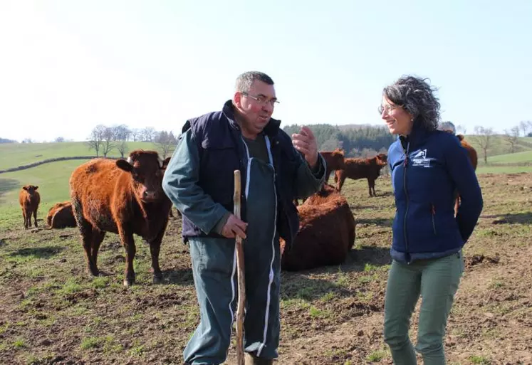 Alain Cantuel est accompagné par Mathilde Bonestebe, ingénieur du réseau Références.