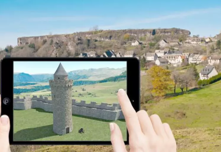 La vue en 3D permettra de visualiser ce qu’était la citadelle et la vie dans son enceinte.