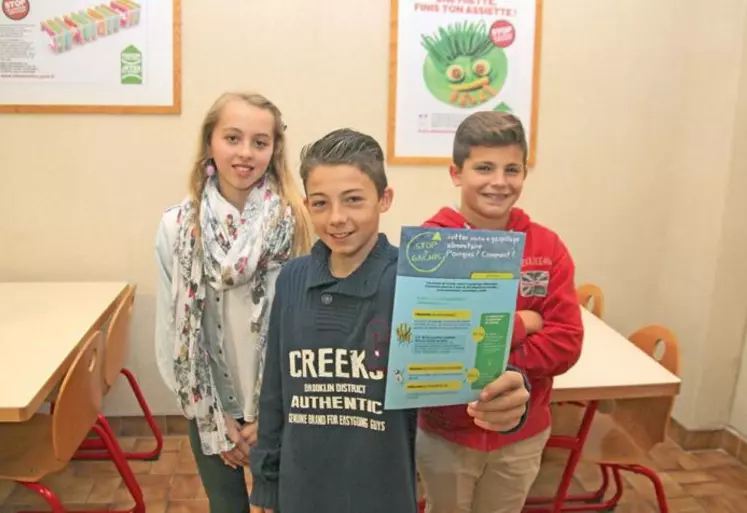 Laurine, Loïc et Lucas sont conseillers généraux de l’Assemblée départementale des jeunes et s’inscrivent dans la démarche.