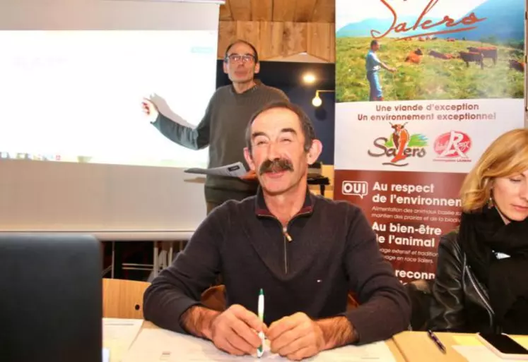 L'Organisme de défense et de gestion du label rouge salers (ODG), animé par Denis Bonneau, est constitué d'un collège producteurs et d'un collège abatteurs, avec six organisations de producteurs membres associés. Ils ont invité la restauration collective et commerciale et s'exprimer.