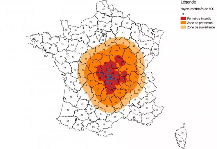 Situation au 9 octobre 2015.