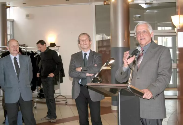 Gérard Magné : “J’ai exercé un métier qui m’a passionné parce que la Chambre d’agriculture occupe une place importante dans ce département”.