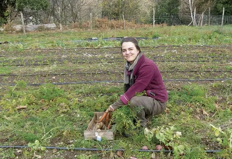 La jeune femme s'est installée en mars dernier à Saint-Étienne-Vallée-Française, après un appel à candidatures porté par le PETR sud Lozère.