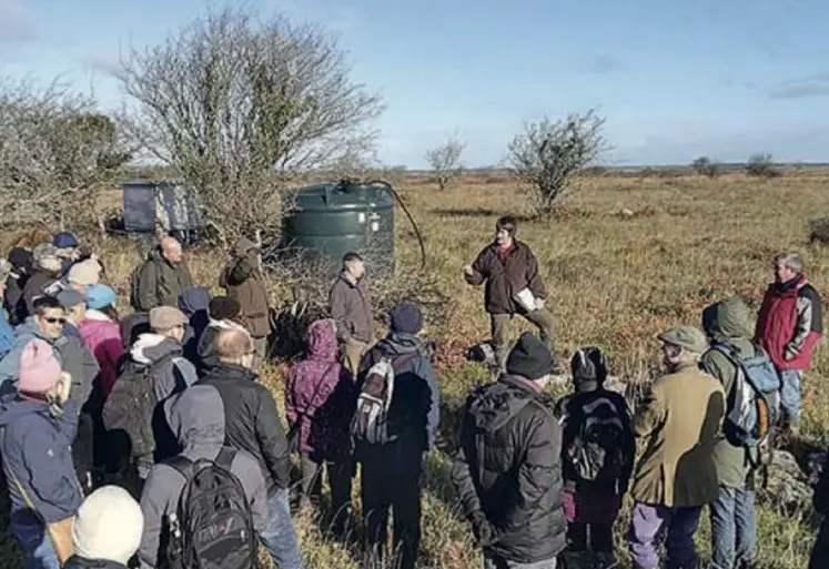 Visite d’une exploitation impliquée dans le programme Burren.